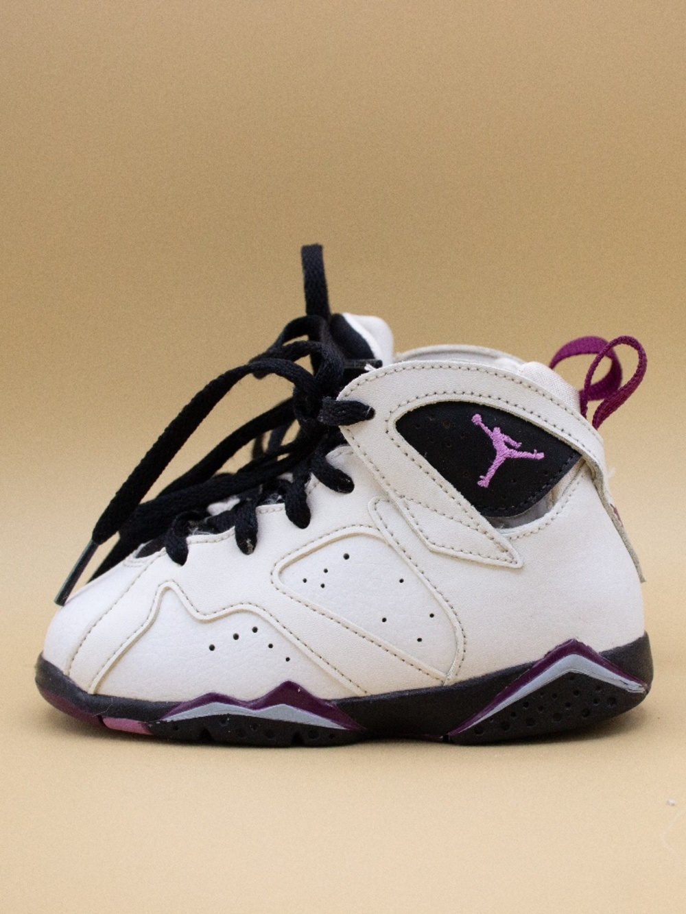 Air Jordan 7 Retro TD Fuchsia Glow Shoes 705418-127 Toddler Size 8C